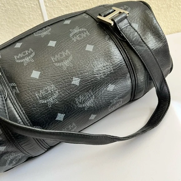 MCM Black Satchel - Picture 10 of 14